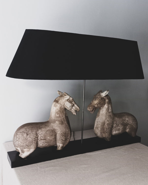 Table Lamp - Two Horses