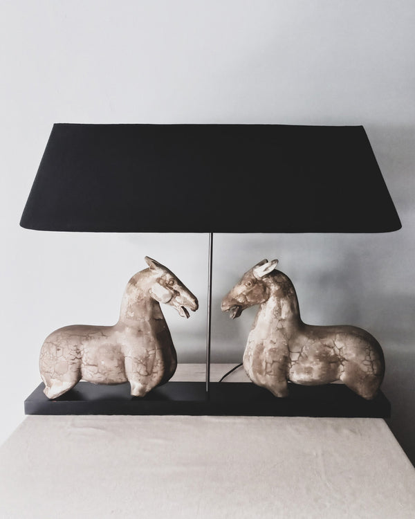 Table Lamp - Two Horses