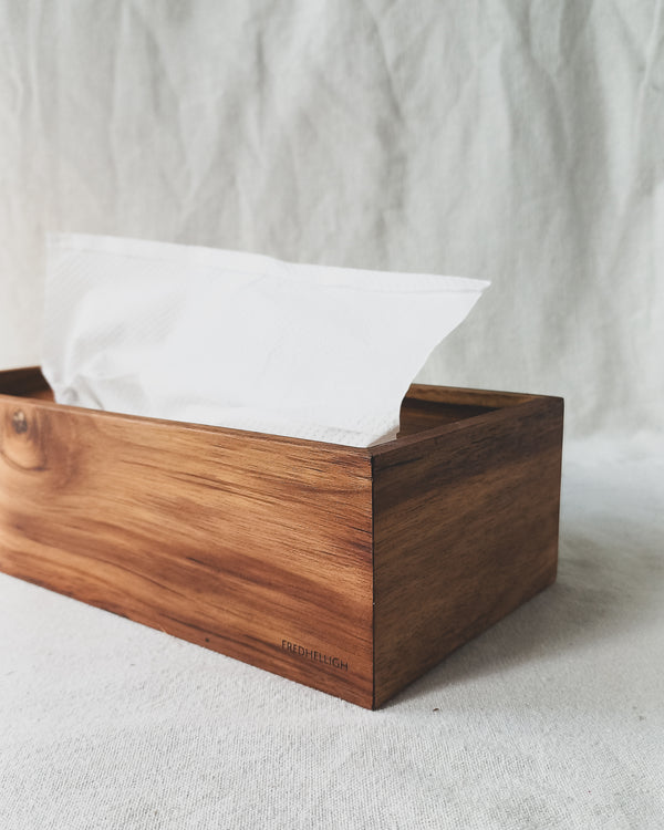 WOODEN TISSUE BOX