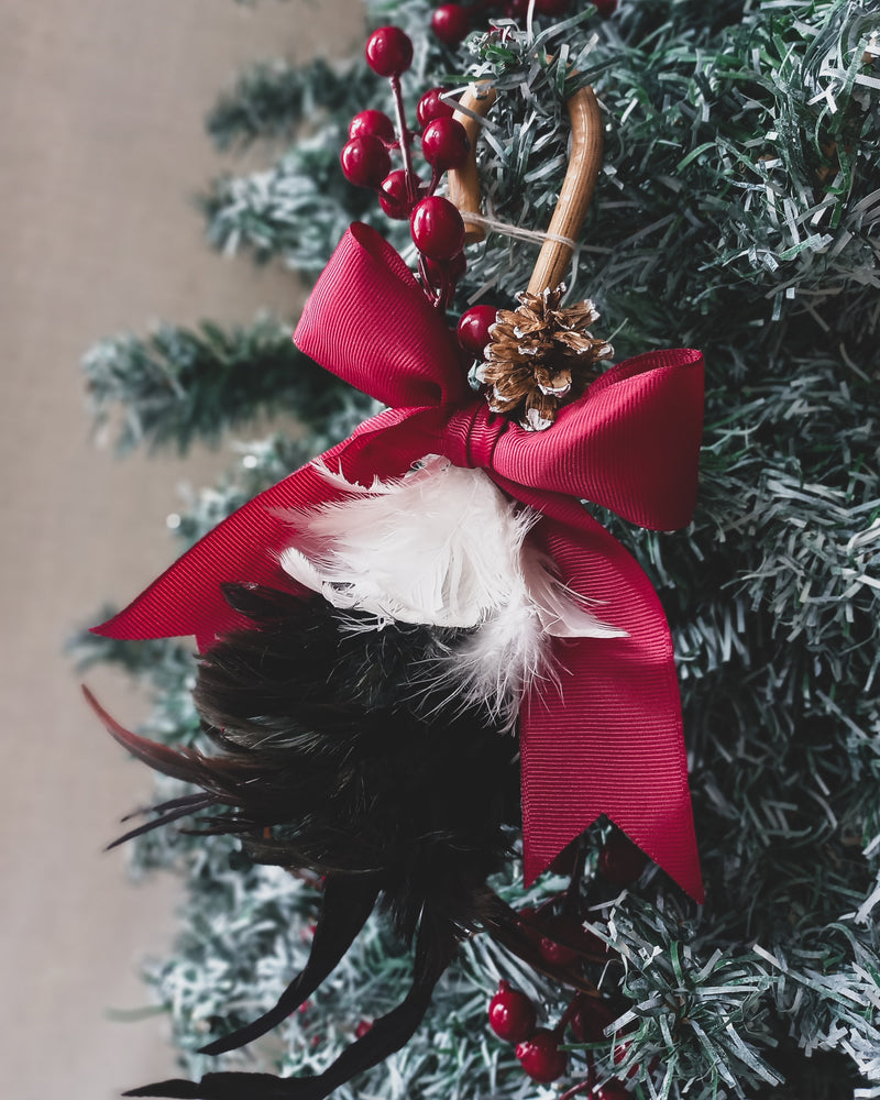 Festive Mini Feather Duster