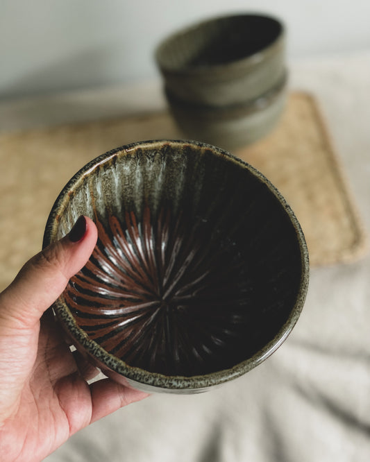 Carved Soup Bowl