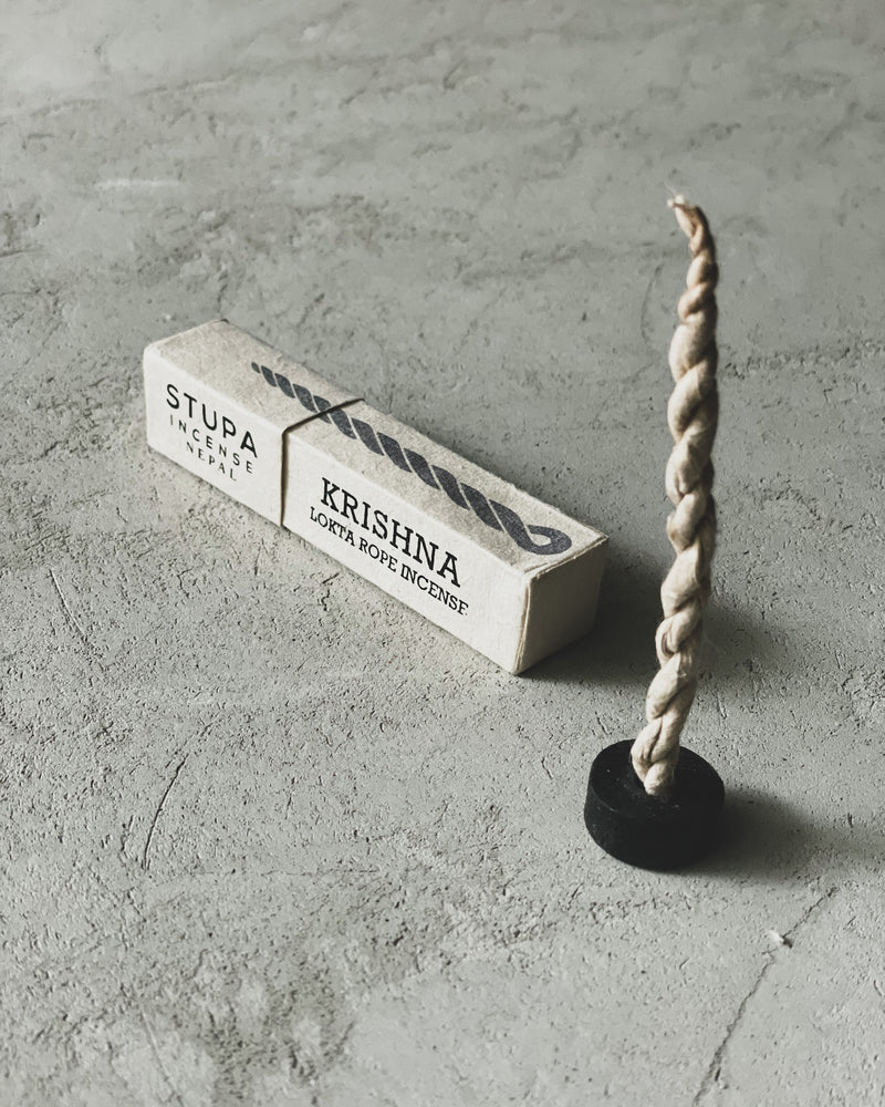 STUPA LOKTA ROPE INCENSE - KRISHNA